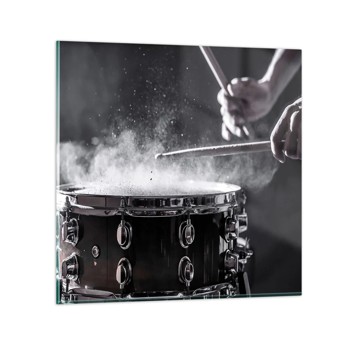 Glasbild - Bild auf glas - Der Puls der Musik - 50x50 cm