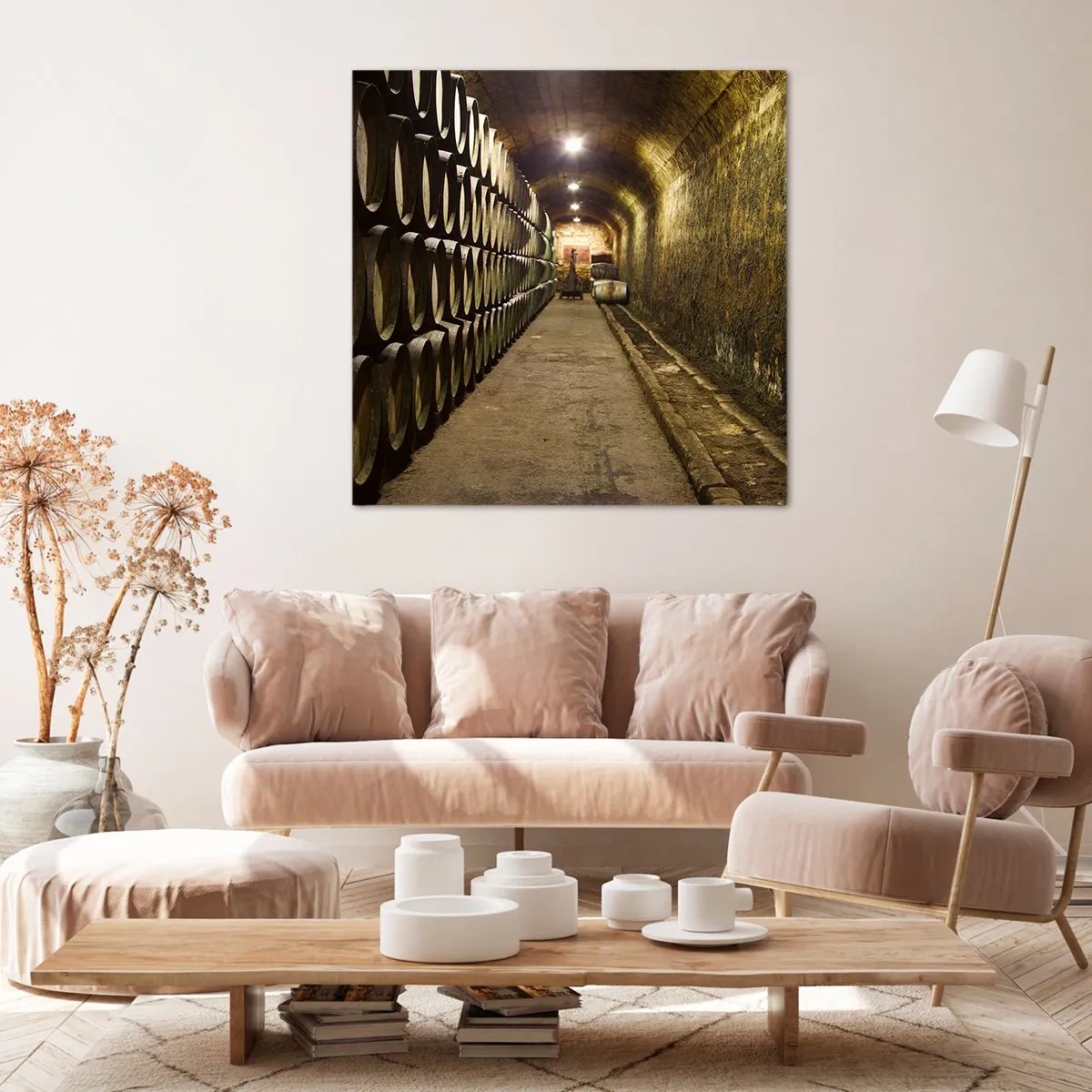 Bild auf Leinwand - Leinwandbild - Es ist gut, sich hinzulegen - 40x40 cm