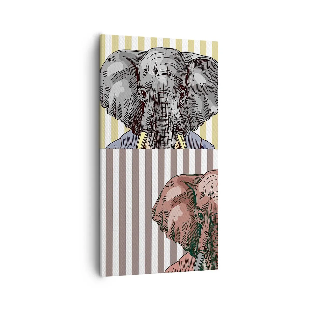 Bild auf Leinwand - Leinwandbild - Von Natur aus elegant - 55x100 cm