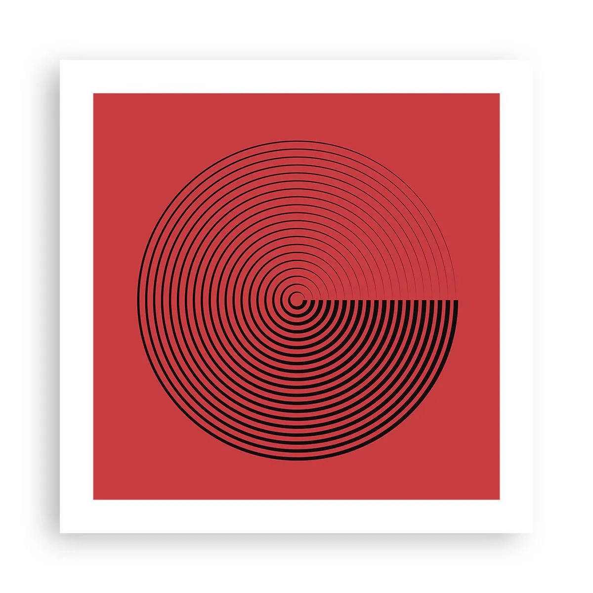 Poster - Kreisbewegung - 50x50 cm