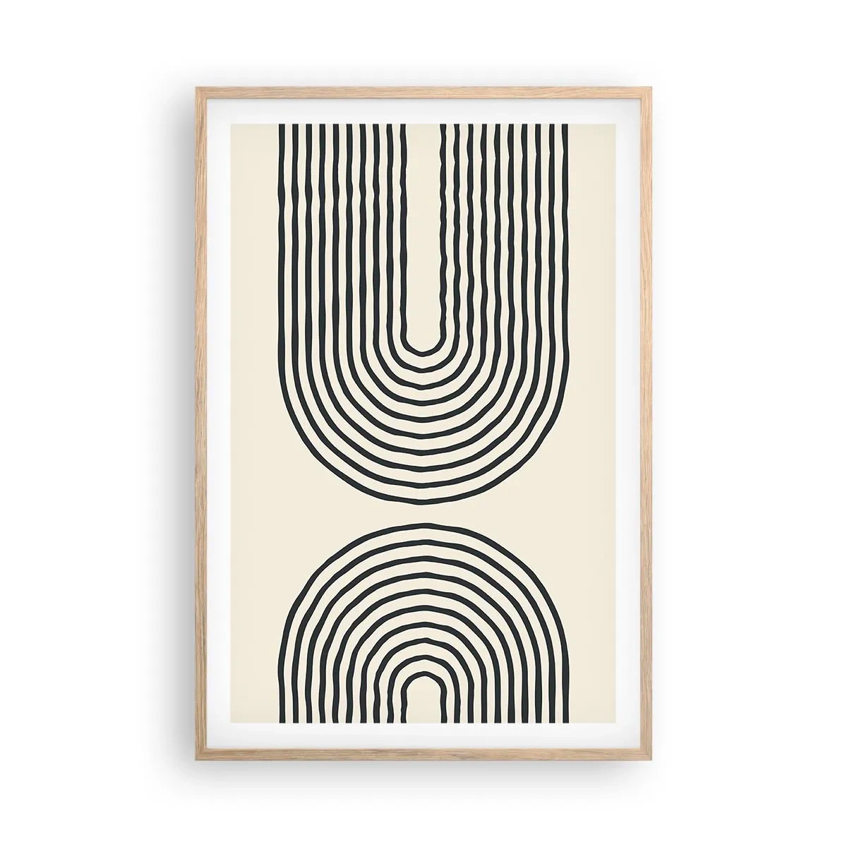 Poster in einem Rahmen aus heller Eiche - In einem Moment ... - 61x91 cm