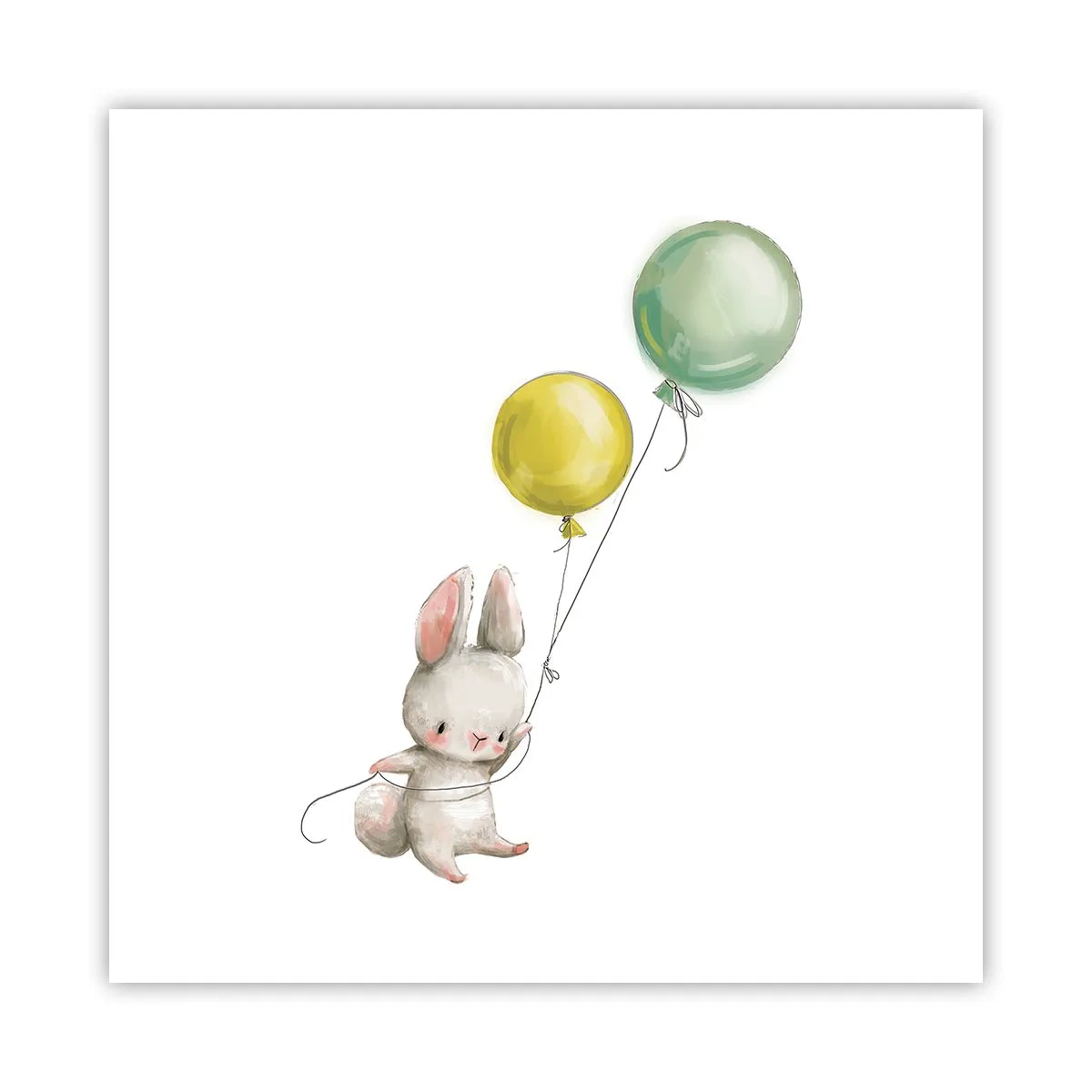 Poster - Ich werde auch fliegen! - 50x50 cm