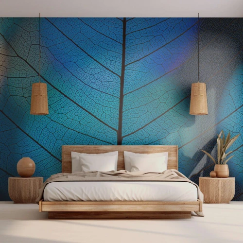 Fototapete Premium Sand - Komplizierte Konstruktion - Blatt, Natur, Anlage - 450x315 cm