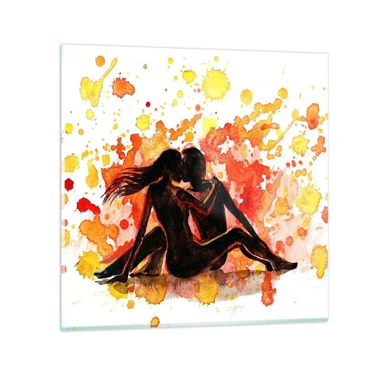 Glasbild - Bild auf glas - Und es war Licht - 60x60 cm