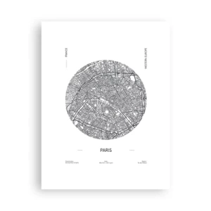 Poster - Anatomie von Paris - 30x40 cm