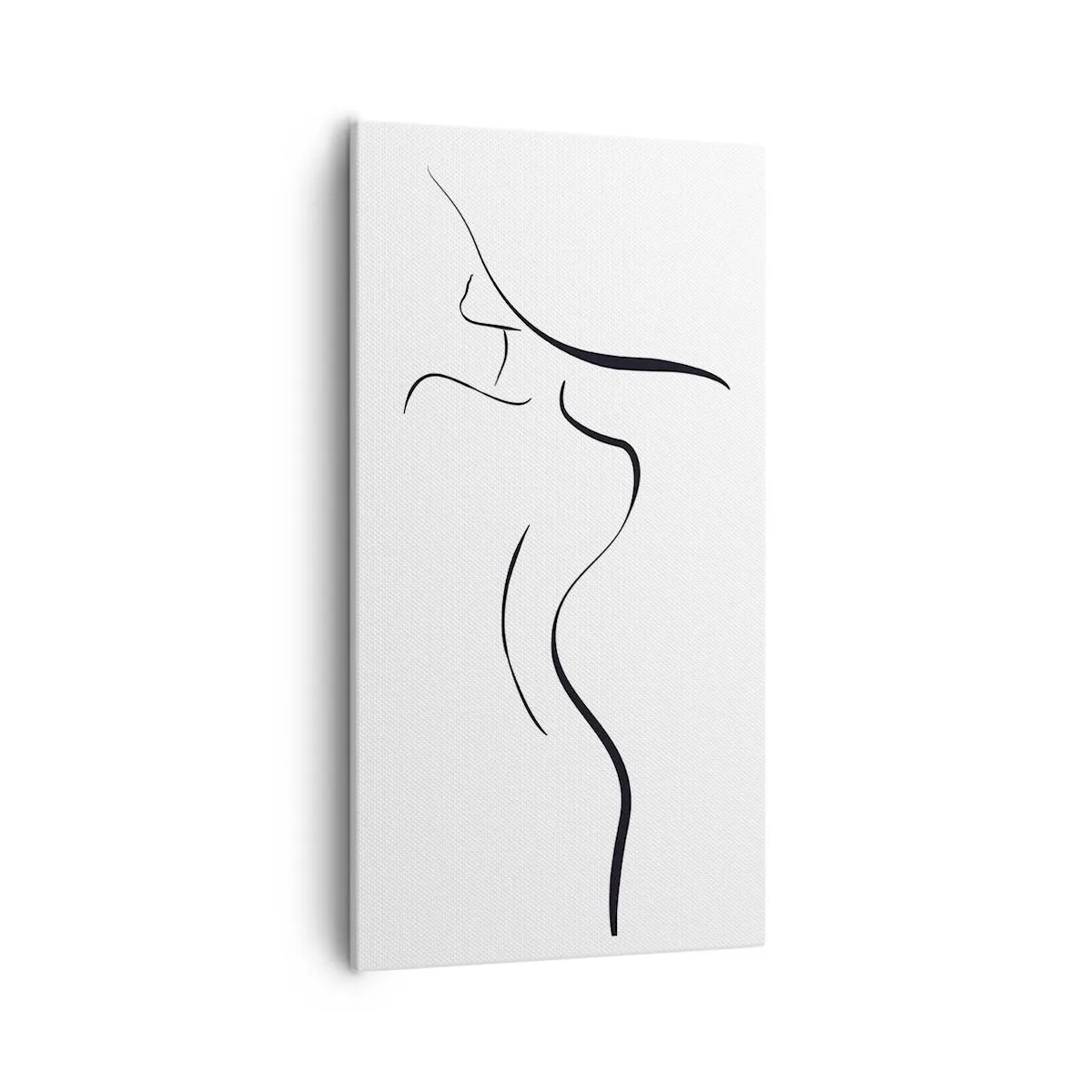 Bild auf Leinwand - Leinwandbild - Flüchtig wie eine Welle - 55x100 cm