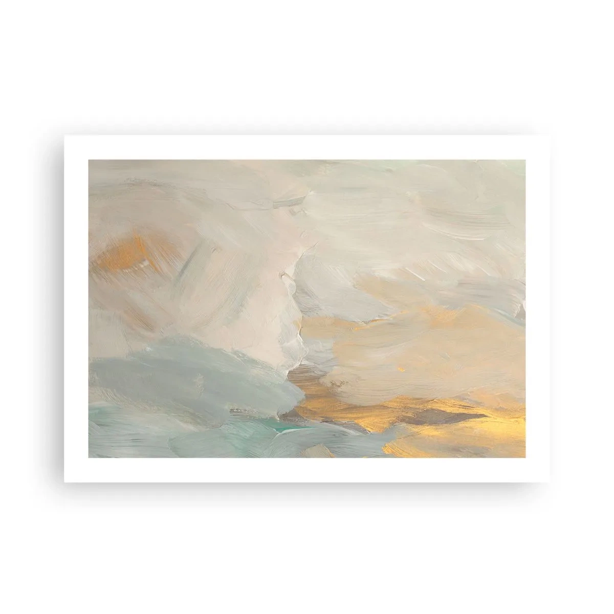 Poster - Abstraktion – das Land der Sanftheit - 70x50 cm