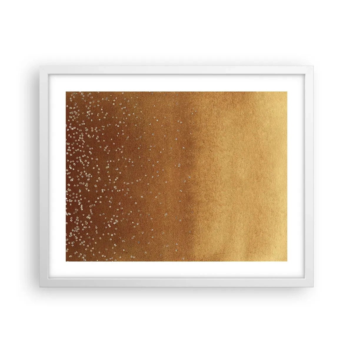 Poster in einem weißen Rahmen - Die Geburt des Lichts - 50x40 cm
