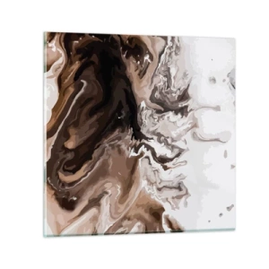 Glasbild - Bild auf glas - Farbkontrast - 40x40 cm