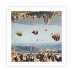 Poster - Hier ist alles möglich - 50x50 cm