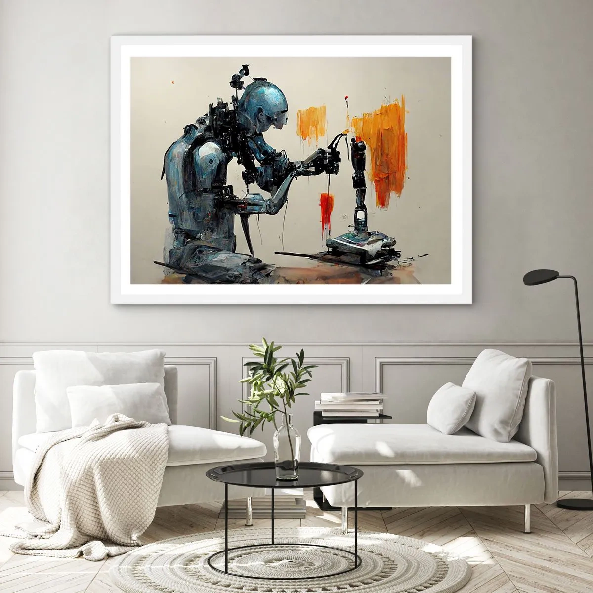 Poster in einem weißen Rahmen - Schon morgen… - 40x30 cm