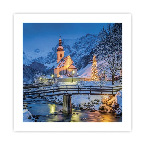 Poster - Weihnachtsgeist - 50x50 cm