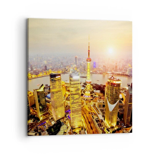 Bild auf Leinwand - Leinwandbild - Asiatischer Traum - 70x70 cm