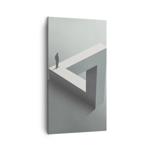 Bild auf Leinwand - Leinwandbild - Es ist also doch möglich - 45x80 cm