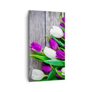 Bild auf Leinwand - Leinwandbild - Am Tag der Frühlingsferien - 45x80 cm