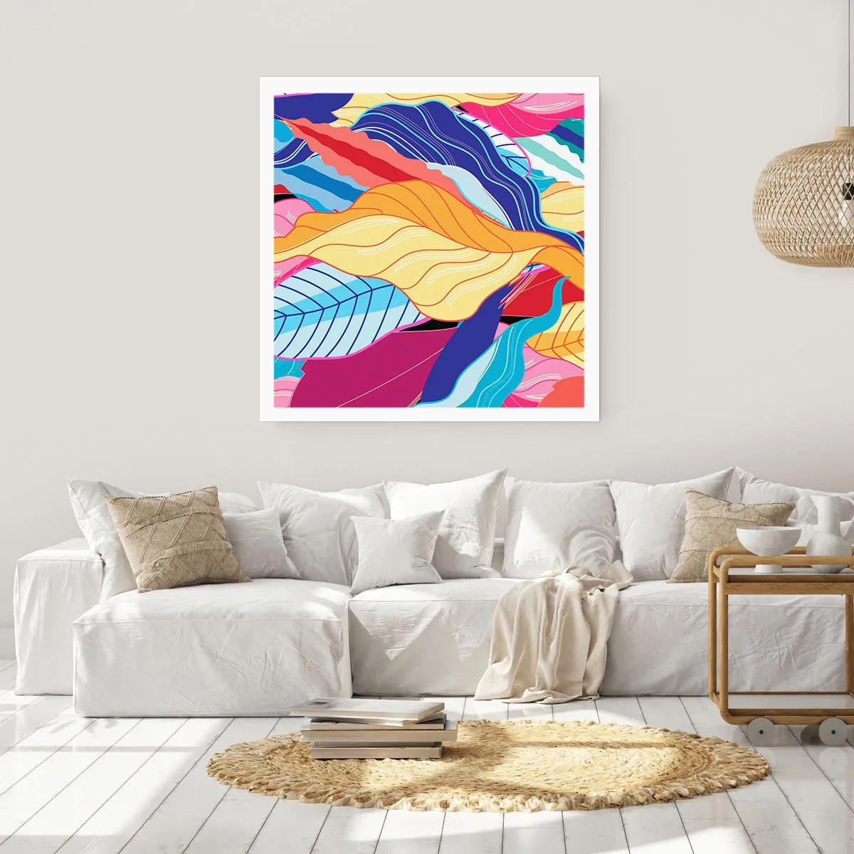 Poster - Buntes Durcheinander - 60x60 cm