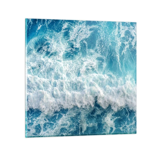 Glasbild - Bild auf glas - Freudig und springend - 60x60 cm