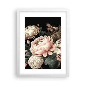 Poster in einem weißen Rahmen - Im Barockstil - 30x40 cm