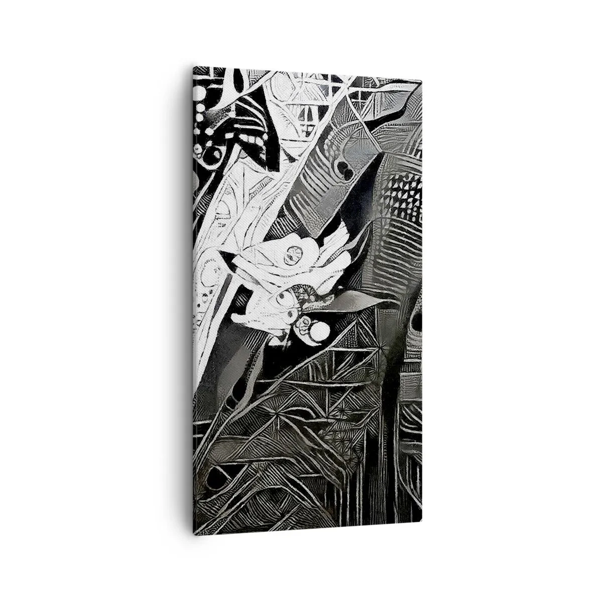 Bild auf Leinwand - Leinwandbild - Nur ein scheinbar grauer Mann - 55x100 cm