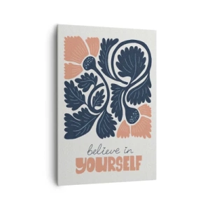 Bild auf Leinwand - Leinwandbild - Und du gedeihst - 70x100 cm