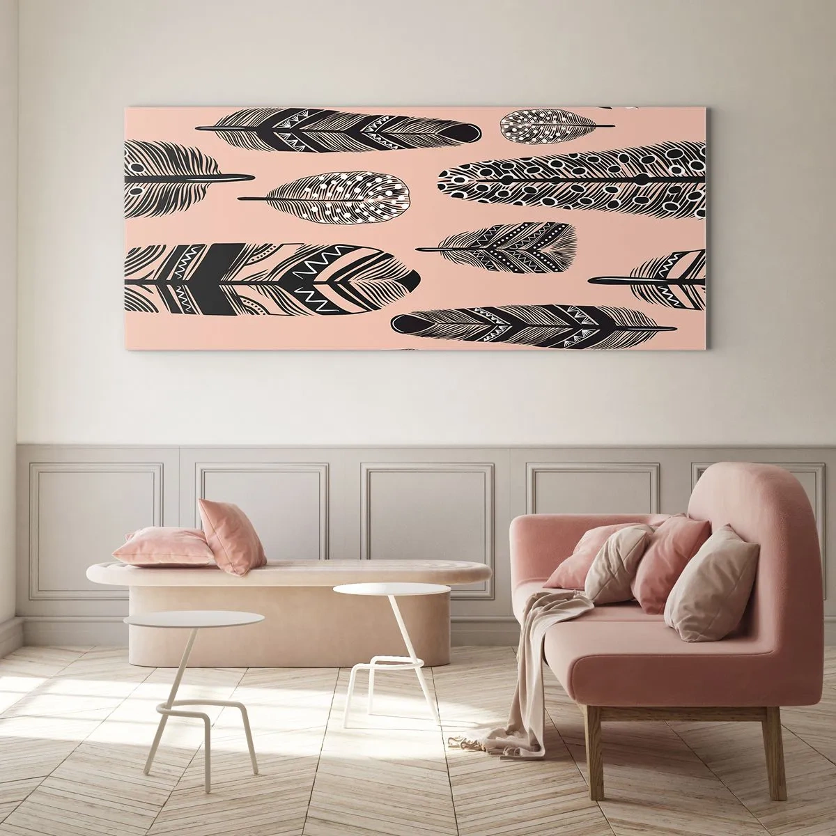 Glasbild - Bild auf glas - Indische Sammlung - 100x40 cm