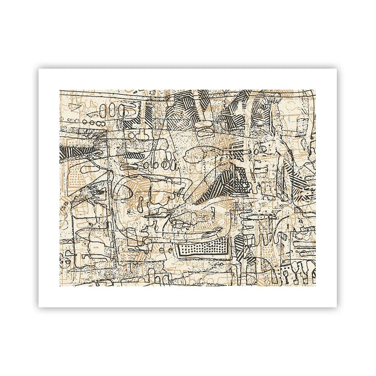 Poster - Es wartet darauf, entschlüsselt zu werden - 50x40 cm