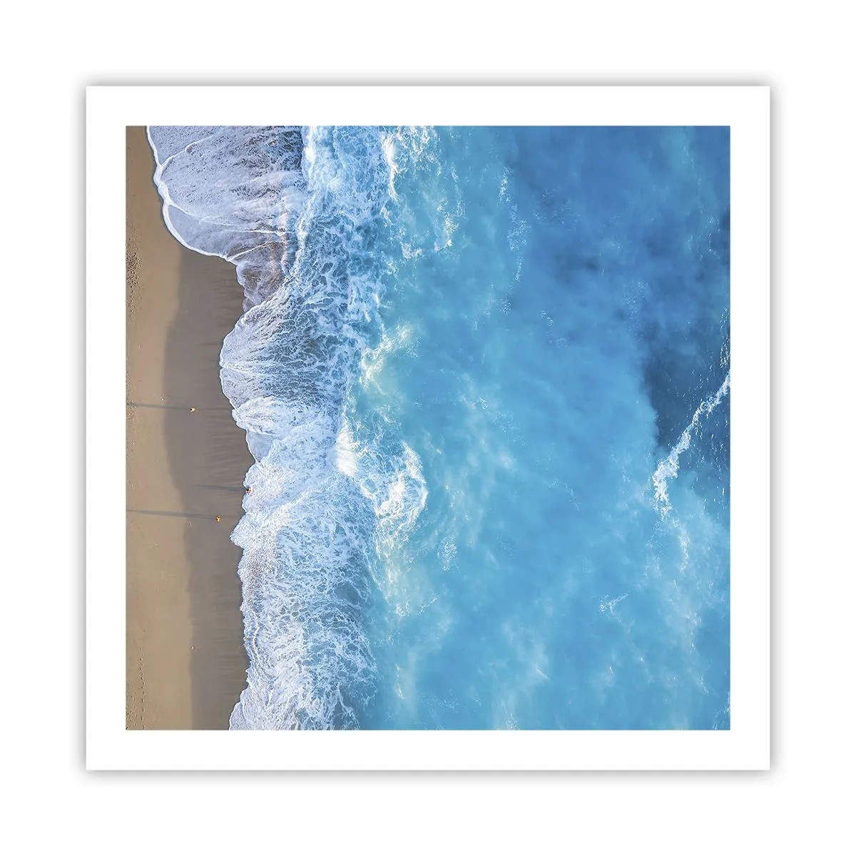 Poster - Die Kraft des Blaus - 60x60 cm