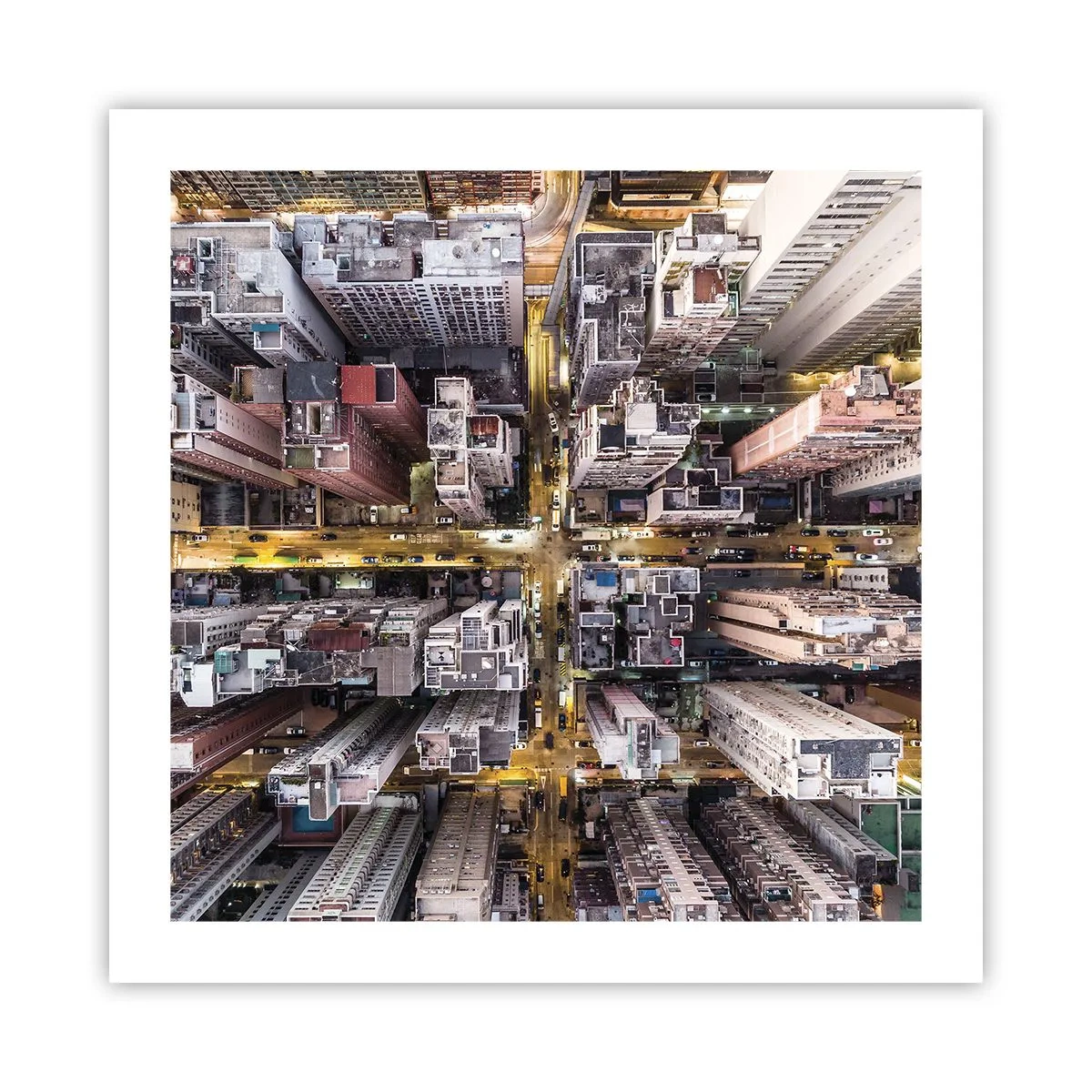 Poster - Grüße aus Hongkong - 50x50 cm