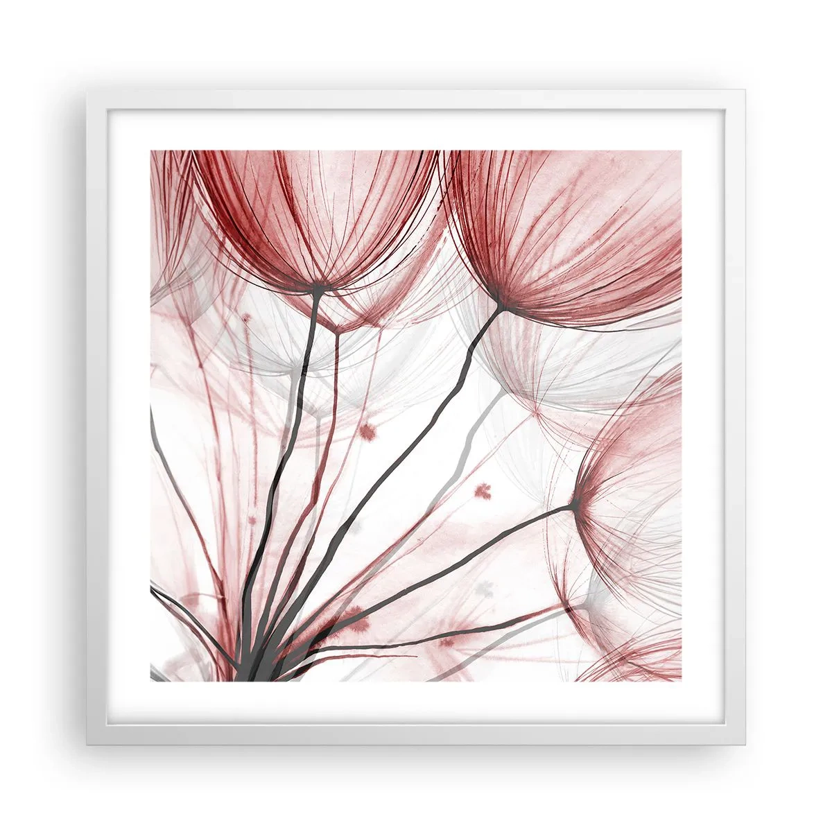 Poster in einem weißen Rahmen - Vor der Abfahrt - 50x50 cm