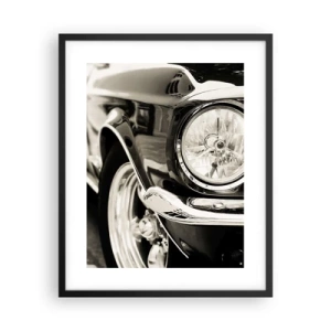 Poster in einem schwarzem Rahmen - Dauerhafter Glanz - 40x50 cm