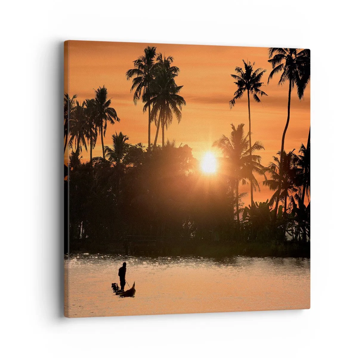 Bild auf Leinwand - Leinwandbild - Zeit zum Entspannen - 40x40 cm