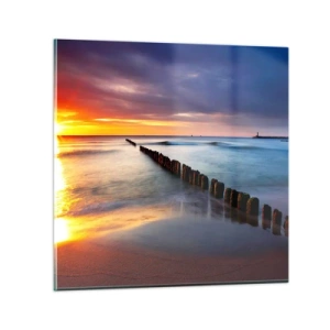 Glasbild - Bild auf glas - Lausche der Stille - 30x30 cm