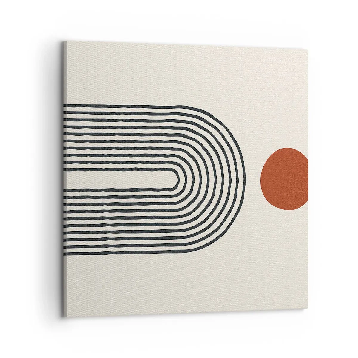 Bild auf Leinwand - Leinwandbild - Magnetismus von Formen und Farben - 50x50 cm