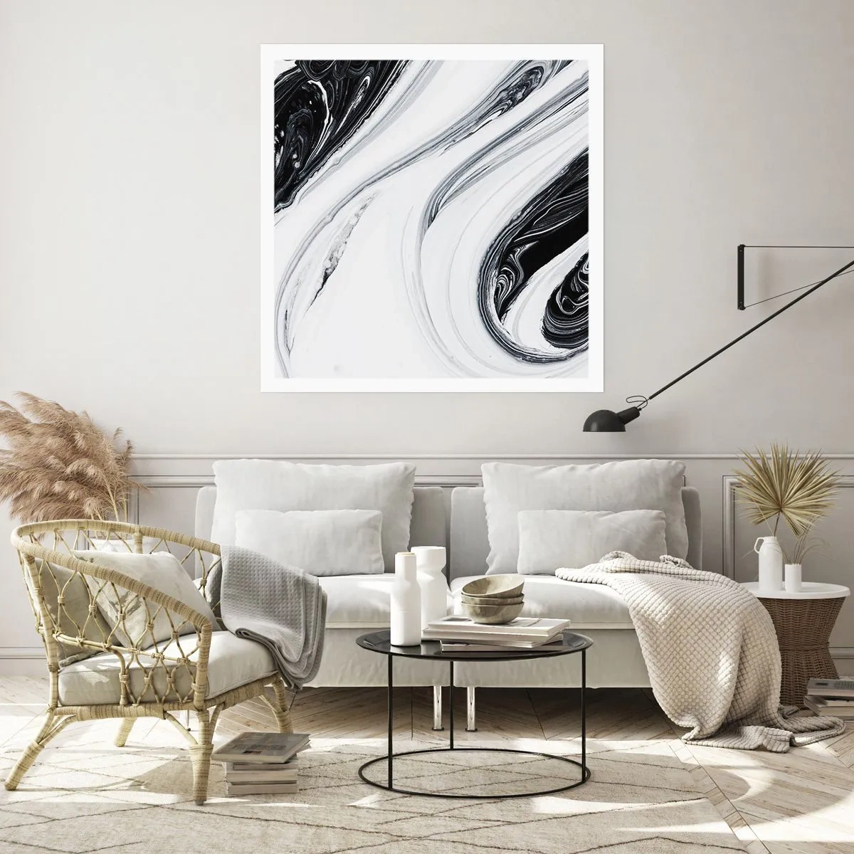 Poster - Kombination aus Gegensätzen - 40x40 cm