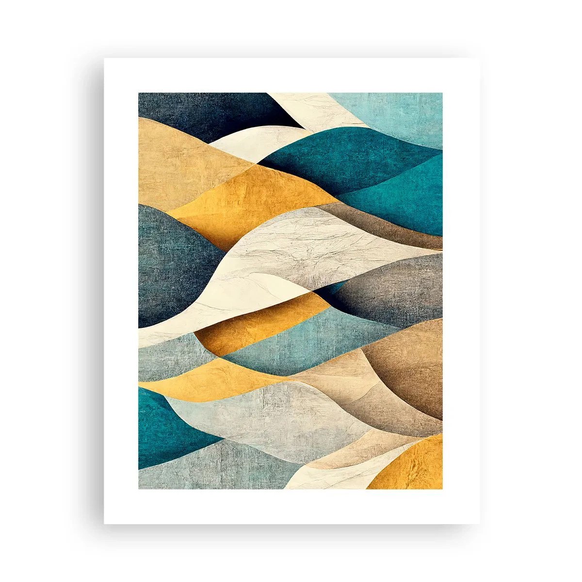 Poster - Rhythmus und Welle - 40x50 cm