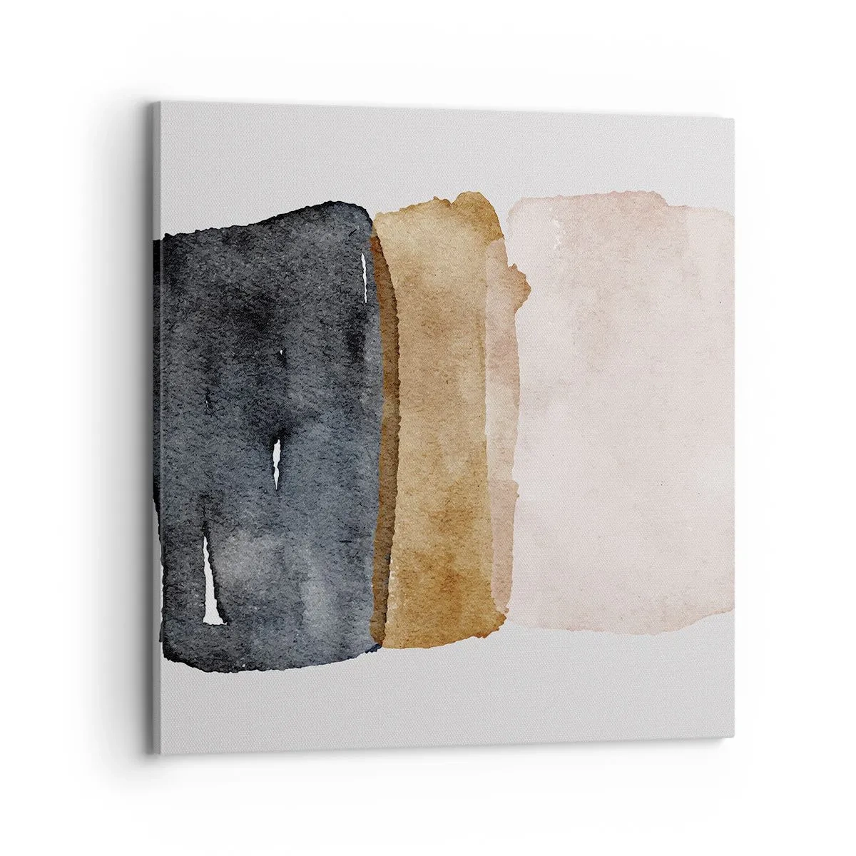 Bild auf Leinwand - Leinwandbild - Die Komposition der Farben der Erde - 70x70 cm