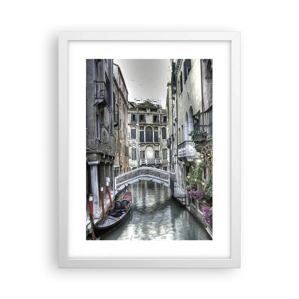 Poster in einem weißen Rahmen - Seit Jahrhunderten in stiller Besinnung - 30x40 cm