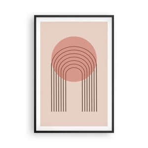 Poster in einem schwarzem Rahmen - Unwiderstehliche Anziehungskraft - 61x91 cm