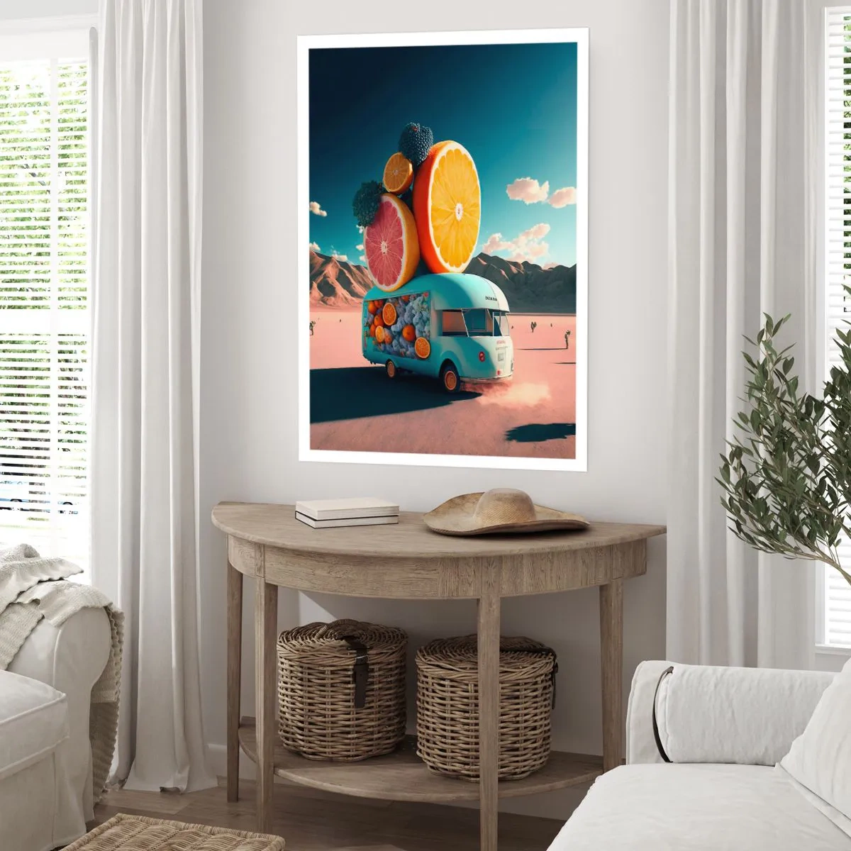 Poster - Geschmack von Urlaub - 40x50 cm