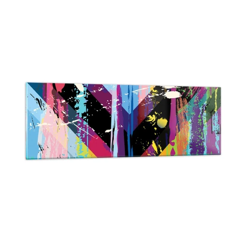 Glasbild - Bild auf glas - Von oben nach unten - 90x30 cm