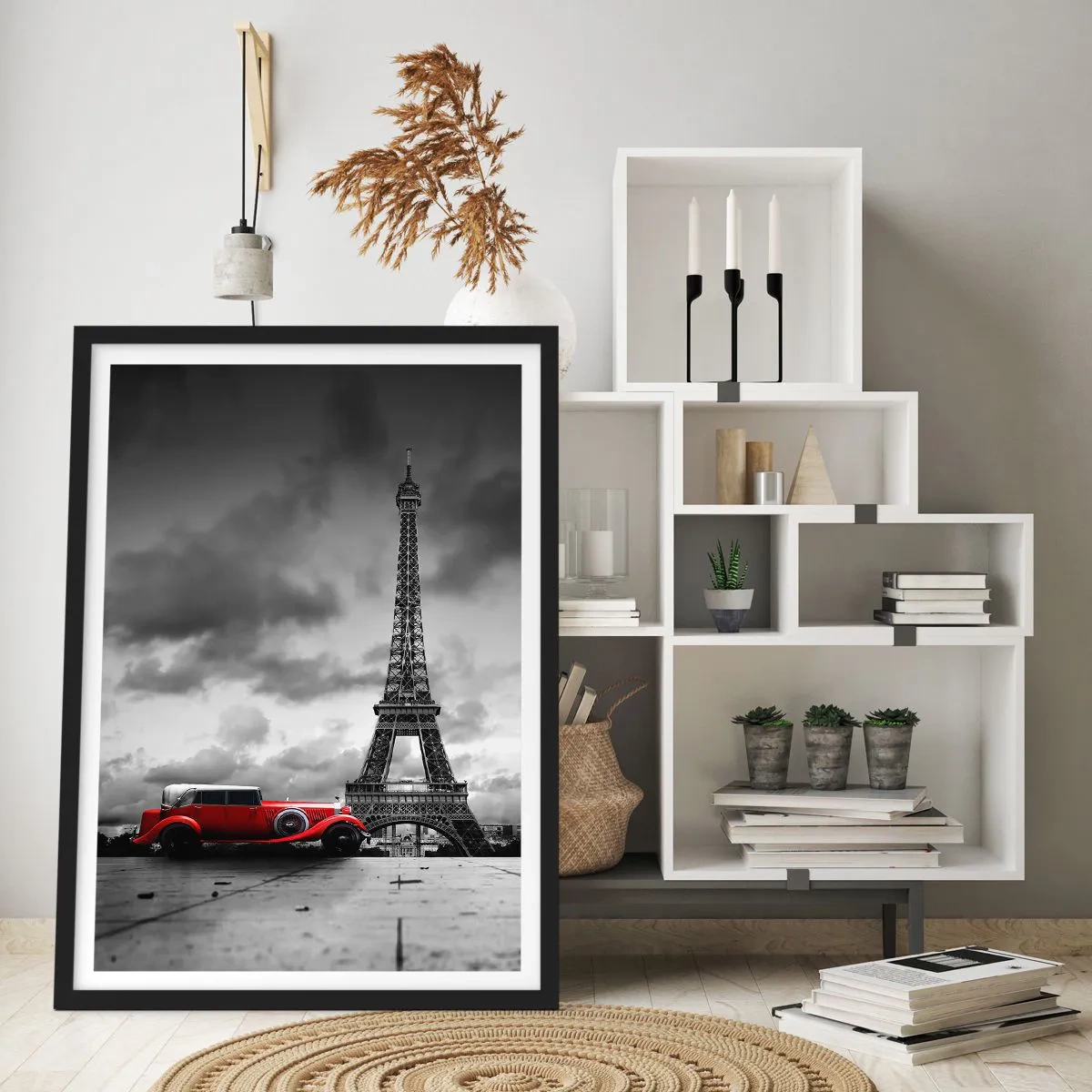 Poster in einem schwarzem Rahmen - Vor nicht allzu langer Zeit in Paris - 40x50 cm