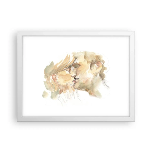 Poster in einem weißen Rahmen - Hälfte gefunden? - 40x30 cm