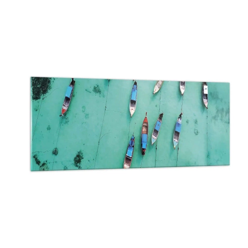 Glasbild - Bild auf glas - In freudiger Erwartung - 100x40 cm