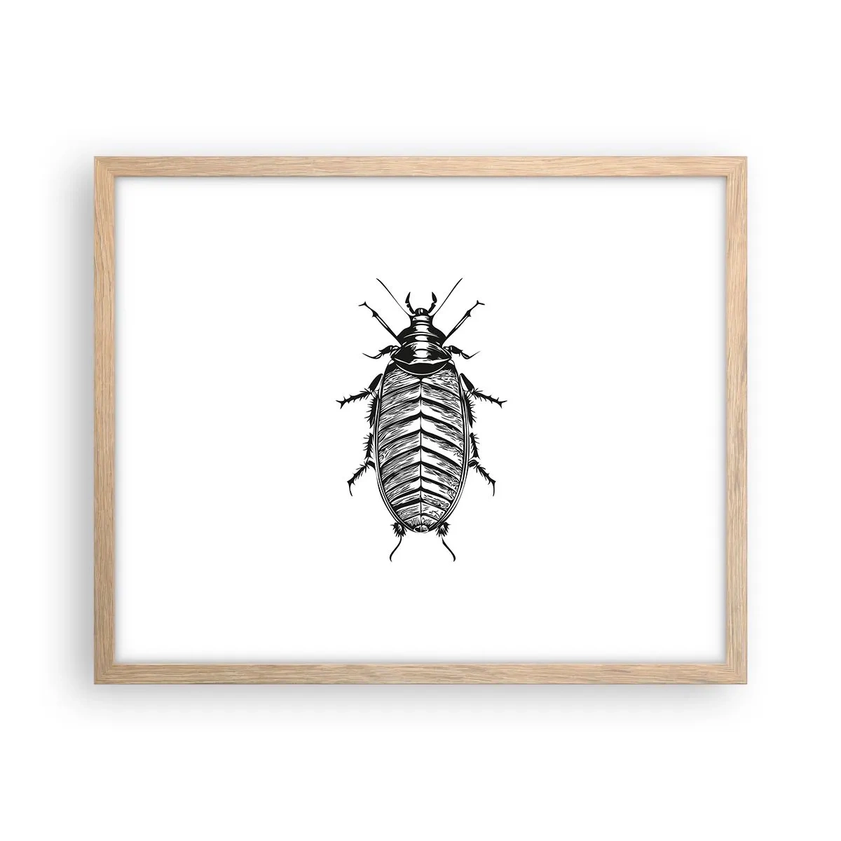 Poster in einem Rahmen aus heller Eiche - Was für ein Exemplar! - 50x40 cm