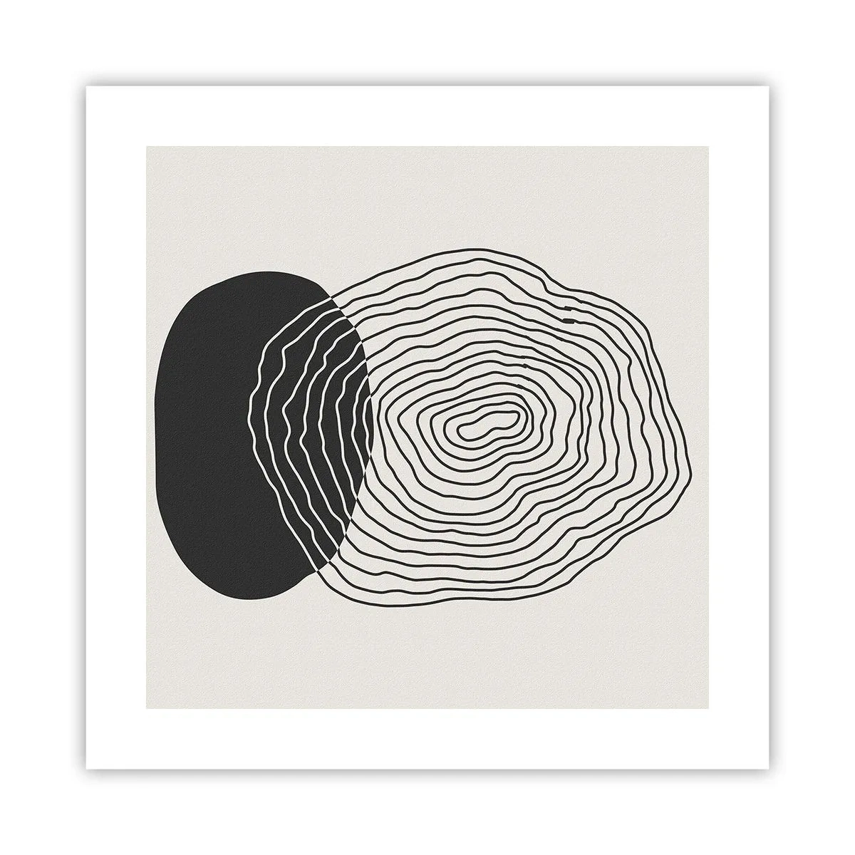 Poster - Dauer und Schwingung - 40x40 cm