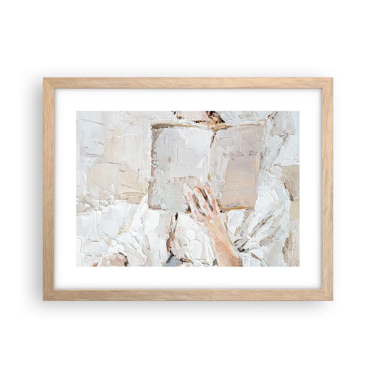 Poster in einem Rahmen aus heller Eiche - In einer anderen Welt - 40x30 cm