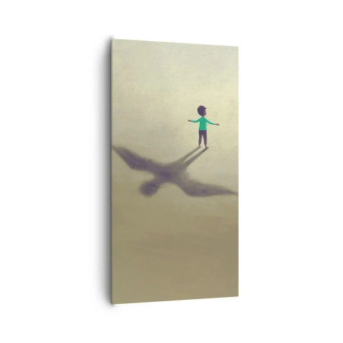 Bild auf Leinwand - Leinwandbild - Der Held der Zukunft - 65x120 cm