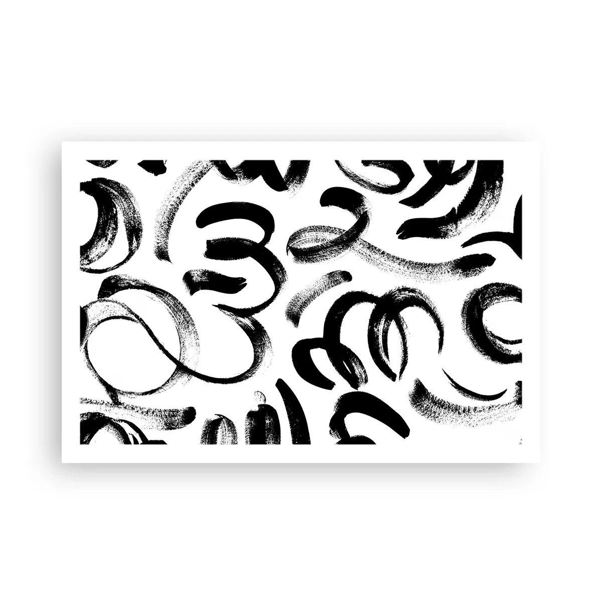 Poster - Schwarz auf Weiß - 91x61 cm