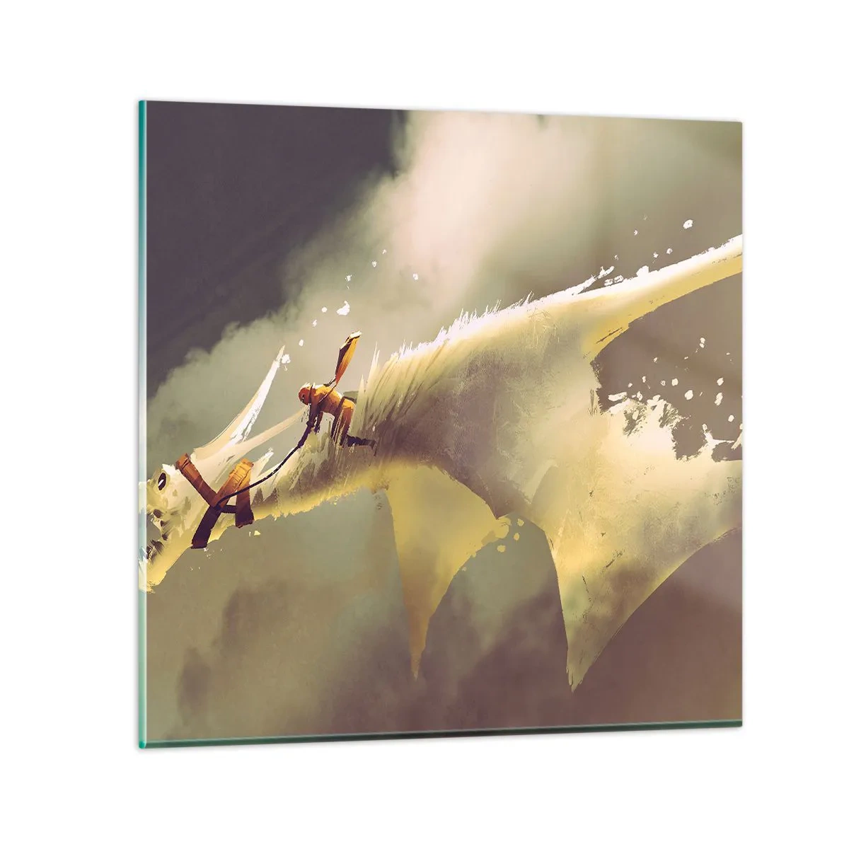 Glasbild - Bild auf glas - Die Welt zur Rettung - 50x50 cm