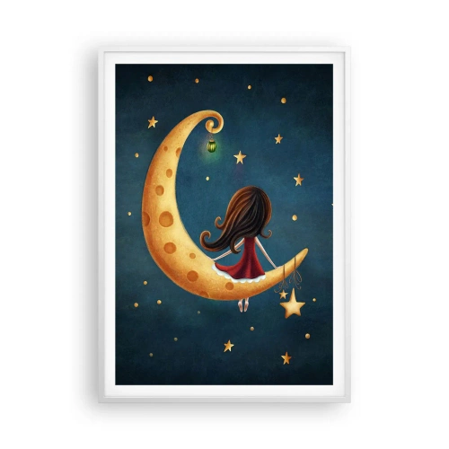 Poster in einem weißen Rahmen - Einmal… - 70x100 cm